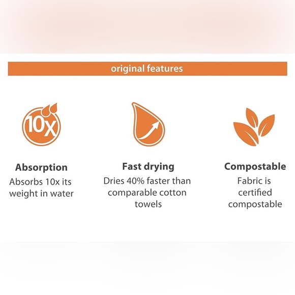 NWT PackTowel - size large, blue - Picture 3 of 3